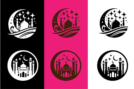 Eid special,Rome, New York, Paris,  t-shirt, quite vector illustration  this is a t-shirt design. Eid special,
