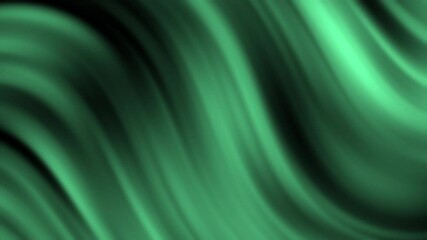 Poster - A flowing pattern of green shades creates a smooth, abstract design, evoking a sense of tranquility and fluidity.
