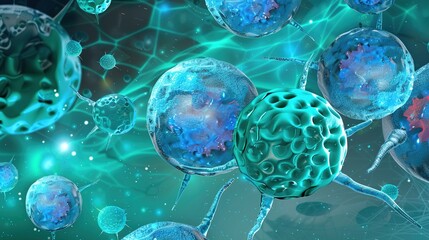 Wall Mural - _High_definition_background_image_of_active_neural_