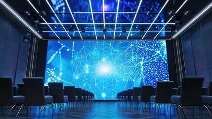 Wall Mural - _Background_of_the_exhibition_board_for_the_annual_