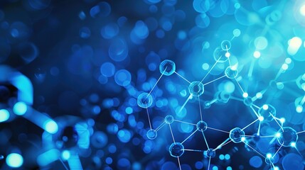 Wall Mural - Background_portrait_scientific_and_technological_