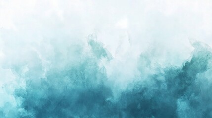 Poster - Abstract Teal Watercolor Background for Artistic Projects and Designs