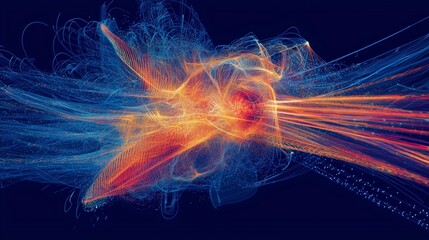 Poster - Abstract Glowing Energy Representation of Artificial General Intelligence