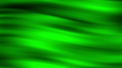 Aufkleber - a vibrant green abstract background with smooth, flowing waves creating a sense of depth and movemen