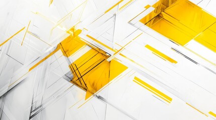 Poster - Tech-inspired abstraction art exhibition modern studio digital artwork minimalistic environment wide angle gigapixel visuals