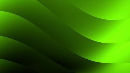 Poster - A smooth, wavy texture in various shades of green, creating a vibrant and dynamic abstract background.