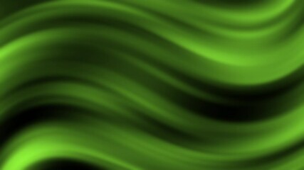 Poster - A flowing abstract pattern of green shades, creating a sense of movement and depth in the design.