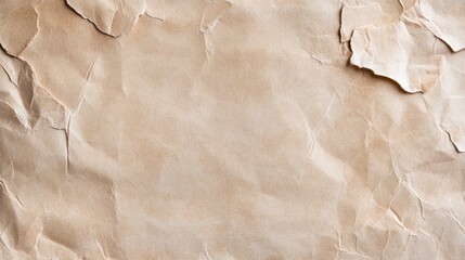 Poster - Crumpled Brown Paper Texture for Creative Background Design