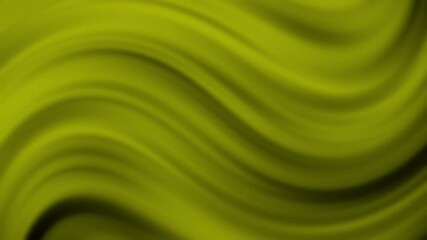 Poster - A smooth, wavy green abstract background with flowing lines, evoking a sense of tranquility and nature.