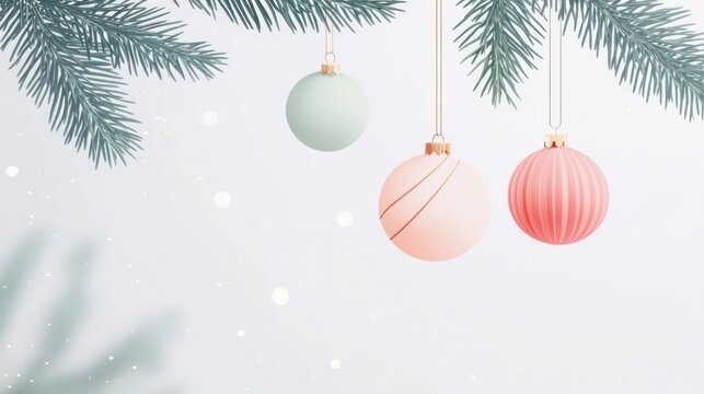 Minimalist New Year visuals featuring soft gradients, understated fonts, and a subtle festive theme