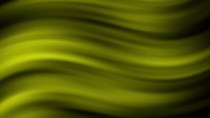 Poster - A smooth, flowing abstract pattern in shades of green, creating a sense of motion and depth.