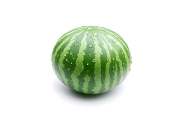 Wall Mural - Watermelon isolated on white background.