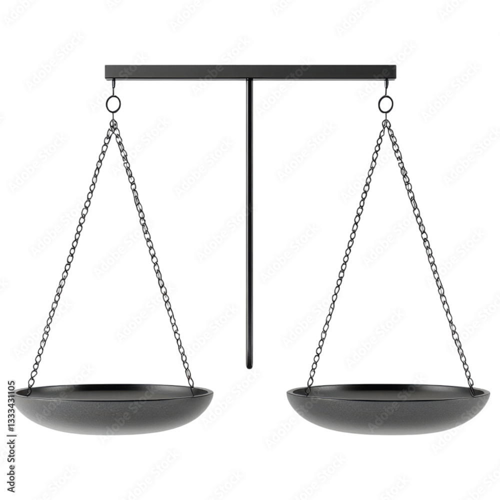 Business clipart, balance scale representing concept of risk versus ...
