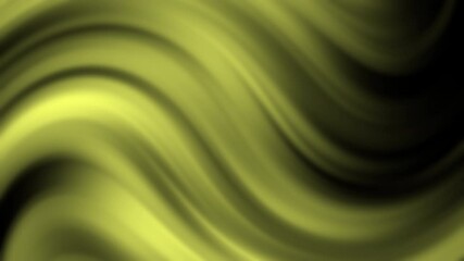 Poster - A flowing abstract design featuring smooth, wavy lines in shades of green, creating a sense of movement and tranquility.