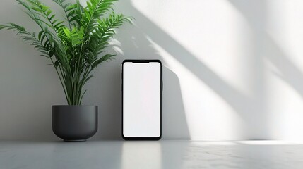 Poster - High Definition Smartphone Screen Mockup for Modern Digital Use