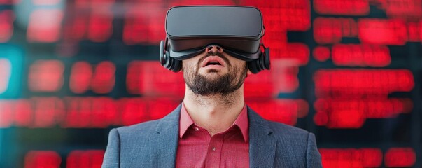 Poster - Exploring virtual reality technology conference digital experience indoor close-up innovation trends