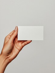 Aufkleber - Minimalist Professional Identity Gen Z Networking Mockup with Clean White Business Card, Empowering Personal Branding in Digital Career Landscape