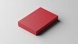 © Niken - Minimalist Presentation of Isolated Maroon Box on Neutral Background with Soft Shadow