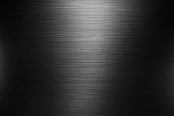 Poster - dark metallic texture: a captivating shot of a brushed metallic surface in dark shade, revealing sub