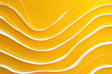 Poster - golden curves: an abstract visual feast of undulating, layered waves in vibrant gold tones, creating