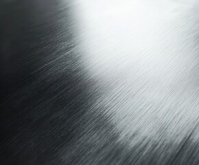 Poster - abstract metallic texture: a close-up captures the sleek surface of a metallic material, revealing a