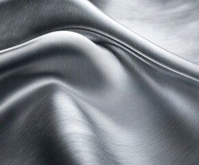 Poster - metallic symphony: an abstract composition of flowing, shimmering metal textures, with a captivating