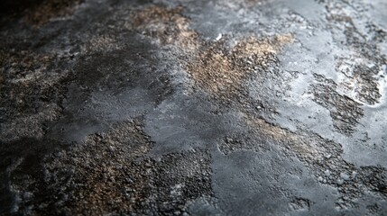 Poster - textured metallic surface: an abstract image of a textured metallic surface featuring a harmonious b
