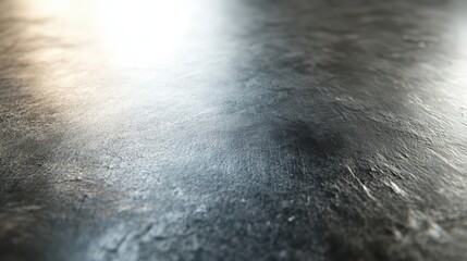 Poster - Metallic texture under light: A close-up shot highlighting the rough, reflective surface, with soft light creating a natural sheen. The image provides a sense of depth and visual interest.