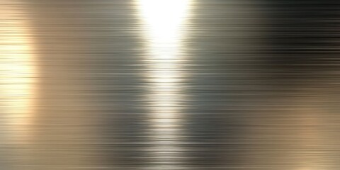 Poster - polished metal texture: a close-up view showcases the texture of a shiny, metallic surface. the ligh