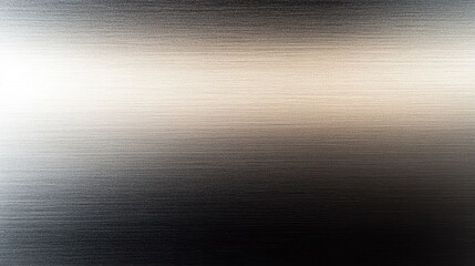 Poster - metallic canvas: an abstract expanse of brushed metal, showcasing the interplay of light and shadow,