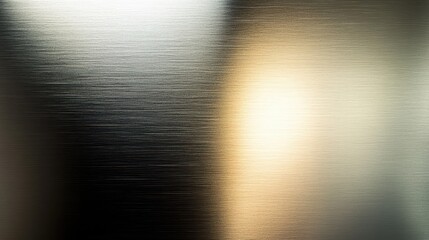 Poster - metallic surface: the image presents an abstract metallic surface with light reflections. the surfac