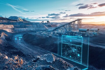 Poster - hazard detection at mining operation enhanced by machine learning.