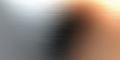 Poster - brushed metal: the subtle interplay of light and shadow enhances the sleek, metallic texture, creati