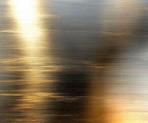 Poster - shimmering metallic texture: an elegant, abstract composition featuring the captivating interplay of