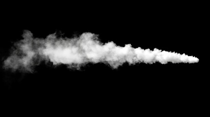 Poster - ephemeral trails: capture the wisps of smoke that dances in contrast against the mysterious void of 