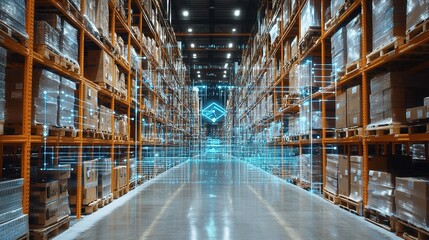 Poster - High Tech Inventory Tracking with AI Assistance in Warehouse Setting