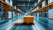 © WS Studio 1985 - Dynamic Long Exposure Warehouse Interior with Motion Blur Effect
