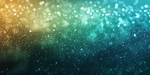 Poster - Abstract Sparkle: Dive into a universe of glittering beauty, a dreamy landscape of shimmering light. This image captures the enchantment of tiny stars.