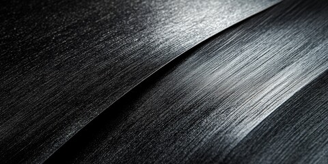 Poster - abstract textures in black and white: a captivating, high-contrast, close-up showcasing the intricat