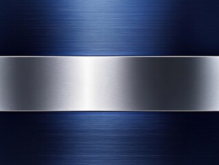 Poster - metallic elegance: a sophisticated interplay of polished metallic textures, featuring a sleek, silve