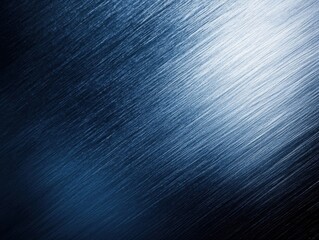 Poster - textured metal: a captivating close-up of brushed metal, its surface reflecting light and creating a