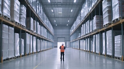 Poster - Professional Inspecting Shipments in Warehouse Logistics Environment