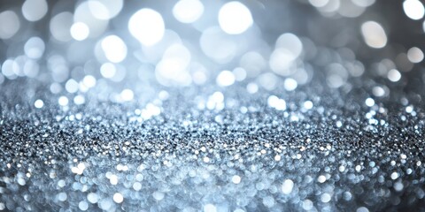 Poster - Glittering Bokeh: A captivating display of sparkling bokeh, creating a dreamy, atmospheric scene filled with soft focus, perfect for adding an elegant touch. 