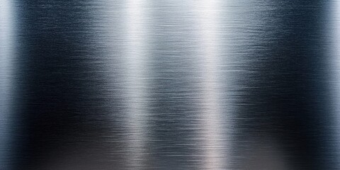 Poster - metallic texture: a seamless image that captures the industrial allure of a polished metal surface, 