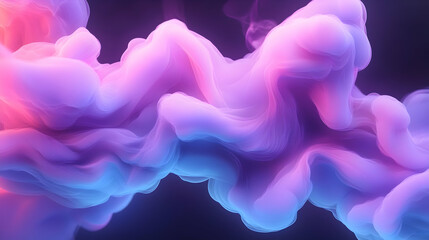 Wall Mural - animated purple pink blue galaxy background