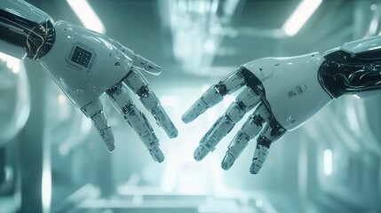 Poster - Robotic Hands Engaging in Microchip Assembly within Clean Environment