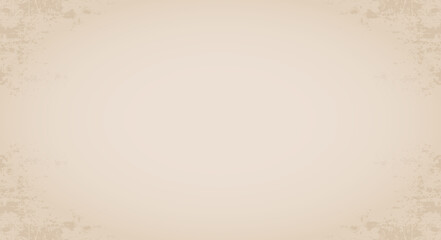 Poster - Abstract hand troweled plaster wall texture in beige and off white paint watercolor backgrounds for business card or flyer template, banner