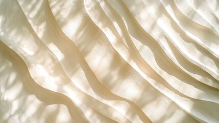 Poster - Soft Flowing Fabric with Gentle Light and Shadow Patterns