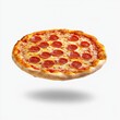 © Luvpix - Delicious Pepperoni Pizza Hovering