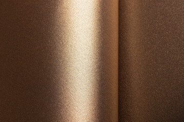 Aufkleber - Warm brown and gold paper background with a pearlescent, metallic texture and shimmering effect. The sleek, glossy finish creates a glowing, elegant design, perfect for premium stationery and abstract
